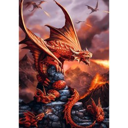 Puzzle 1000 elementów ognisty smok anne stokes