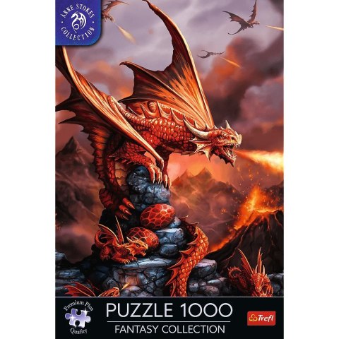 Puzzle 1000 elementów ognisty smok anne stokes Puzzle 1000 elementów ognisty smok anne stokes