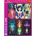 Puzzle 2x200 elementów czarujące księżniczki disney princess