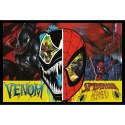 Puzzle 2x200 elementów dzień i noc spidermana