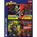 Puzzle 2x200 elementów dzień i noc spidermana