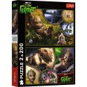 Puzzle 2x200 elementów ja jestem groot guardians marvel