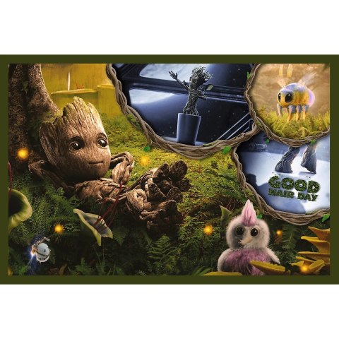 Puzzle 2x200 elementów ja jestem groot guardians marvel Puzzle 2x200 elementów ja jestem groot guardians marvel
