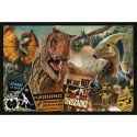 Puzzle 2x200 elementów prehistoryczny świat park jurajski