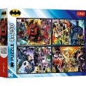 Puzzle 4x250 elementów batman w akcji Puzzle 4x250 elementów batman w akcji