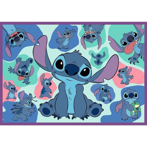 Puzzle 4x250 elementów niezwykły stitch Puzzle 4x250 elementów niezwykły stitch