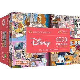 Puzzle 6000 elementów disney magical book of fairytales