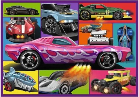 Puzzle 4x250 wyścigowe auta hot wheels Puzzle 4x250 wyścigowe auta hot wheels
