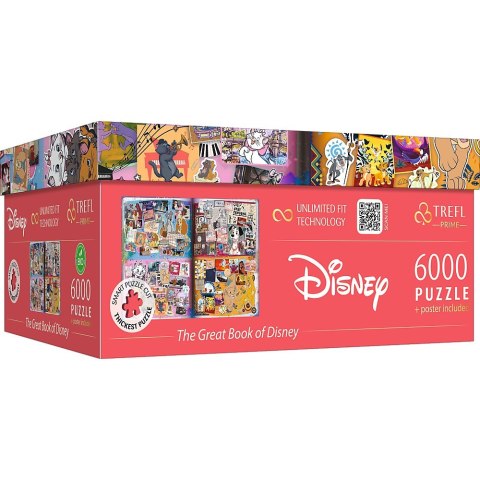 Puzzle 6000 elementów disney magical book of fairytales Puzzle 6000 elementów disney magical book of fairytales