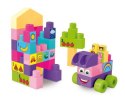Klocki 26 elementów big blocks różowe
