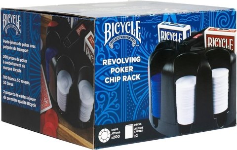 Zestaw poker revolving poker chip rack (200) Zestaw poker revolving poker chip rack (200)