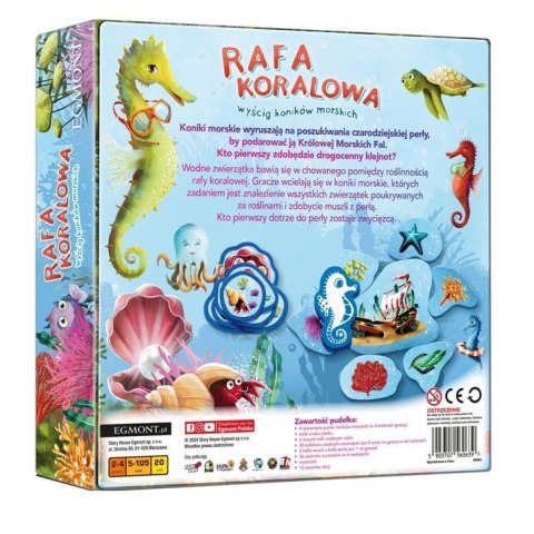 Gra rafa koralowa. wyścig koników morskich Gra rafa koralowa. wyścig koników morskich