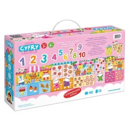 Puzzle cyfry króliczki
