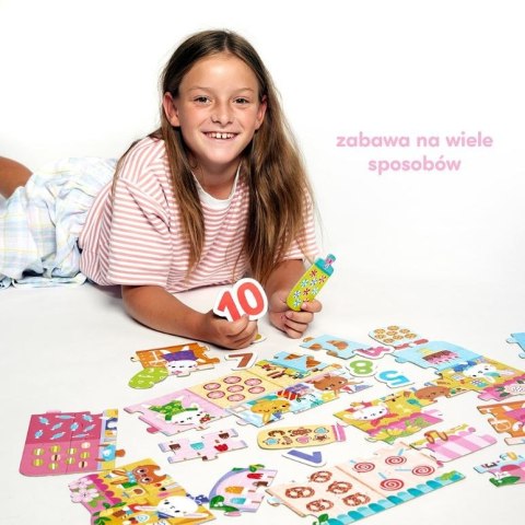 Puzzle cyfry króliczki Puzzle cyfry króliczki