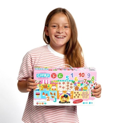 Puzzle cyfry króliczki Puzzle cyfry króliczki