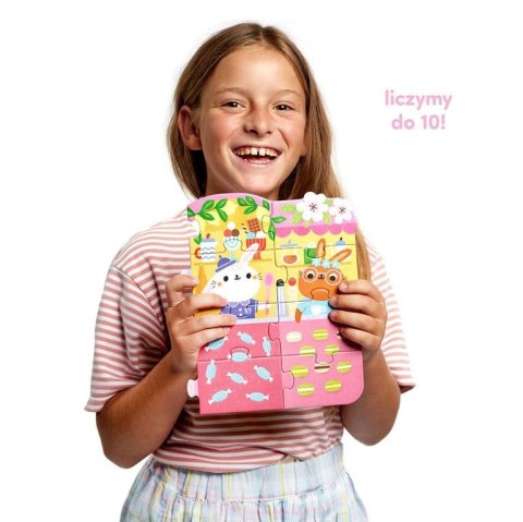Puzzle cyfry króliczki Puzzle cyfry króliczki