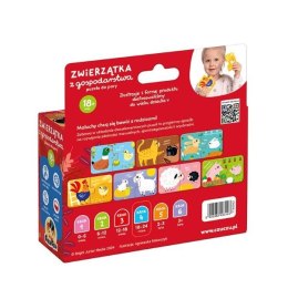 Puzzle do pary - zwierzątka z gospodarstw