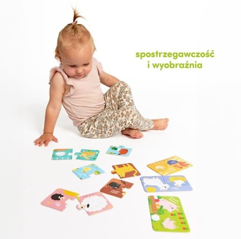 Puzzle do pary - zwierzątka z gospodarstw Puzzle do pary - zwierzątka z gospodarstw