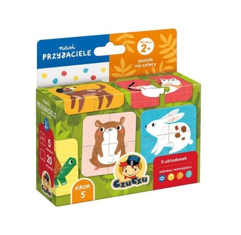 Puzzle na cztery - nasi przyjaciele Puzzle na cztery - nasi przyjaciele