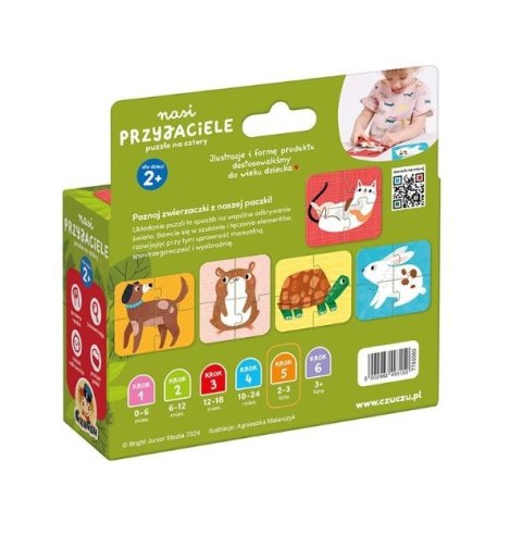 Puzzle na cztery - nasi przyjaciele Puzzle na cztery - nasi przyjaciele