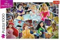 Puzzle 1000 elementów księżniczki disneya