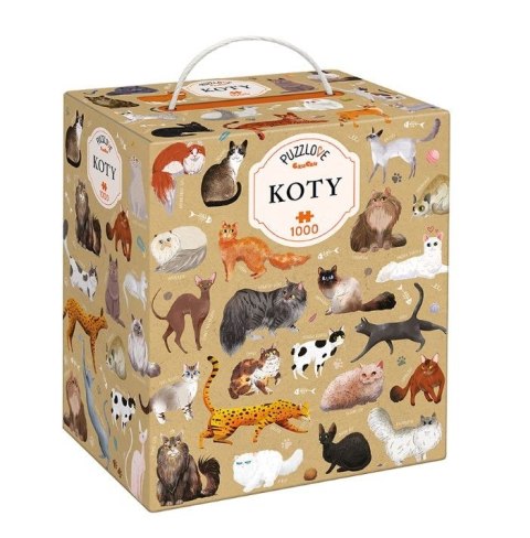 Puzzle puzzlove koty 1000 elementów Puzzle puzzlove koty 1000 elementów