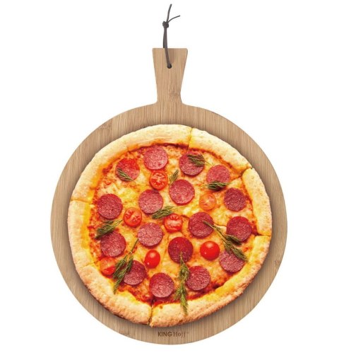 DESKA DO SERWOWANIA PIZZY 35cm BAMBUS KINGHOFF KH-1674 DESKA DO SERWOWANIA PIZZY 35cm BAMBUS KINGHOFF KH-1674