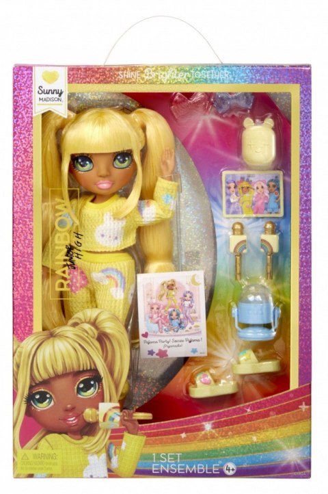 Lalka rainbow high junior pj party, sunny yellow Lalka rainbow high junior pj party, sunny yellow