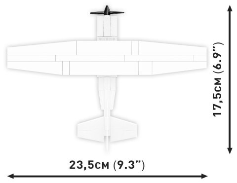 Cobi klocki cessna 172 skyhawk 160 klocków biała Cobi klocki cessna 172 skyhawk 160 klocków biała