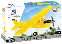 Klocki cessna 172 skyhawk 160 klocków żółty