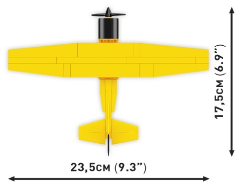 Klocki cessna 172 skyhawk 160 klocków żółty Klocki cessna 172 skyhawk 160 klocków żółty