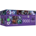 Puzzle 9000 elementów fantasy creatures anne stokes