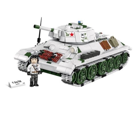 Klocki czołg t34-76 model 1941-42 852 elementów Klocki czołg t34-76 model 1941-42 852 elementów