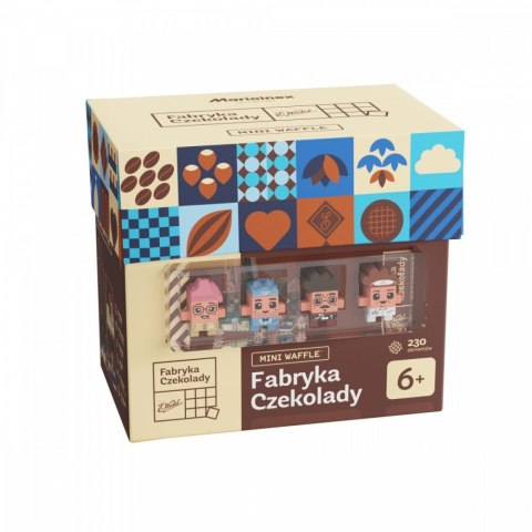 Klocki mini waffle - wadel fabryka czekolady 230 elementów Klocki mini waffle - wadel fabryka czekolady 230 elementów