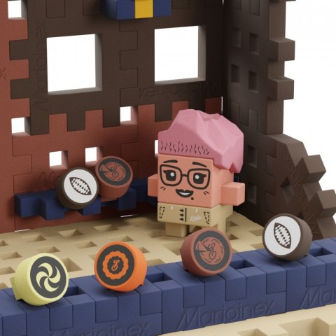 Klocki mini waffle - wadel fabryka czekolady 230 elementów Klocki mini waffle - wadel fabryka czekolady 230 elementów