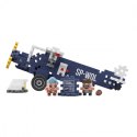 Klocki mini waffle wedel - samolot rwd-13 120 elementów