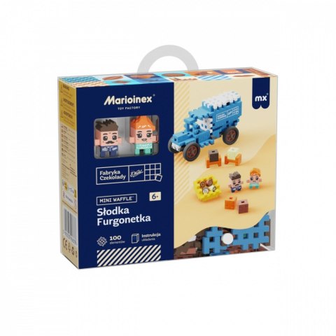 Klocki mini waffle - wedel słodka furgonetka 100 elementów Klocki mini waffle - wedel słodka furgonetka 100 elementów