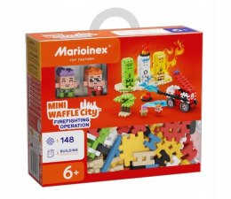 Klocki waffle mini - akcja strażacka 148 elementów