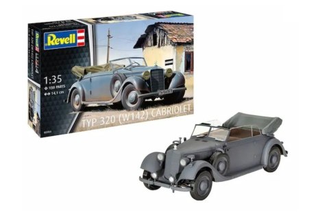 Model plastikowy pojazd typ 320 w142 cabriolet 1/35