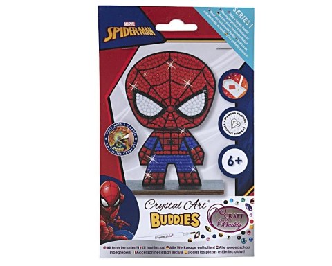 Mozaika diamentowa crystal art buddies figurka 2d spider man Mozaika diamentowa crystal art buddies figurka 2d spider man
