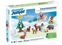 Zestaw figurek junior 70297 Śnieżne boże narodzenie - kalendarz adwentowy