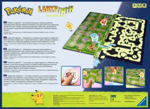 Gra labyrinth pokemon Świecący w ciemności Gra labyrinth pokemon Świecący w ciemności