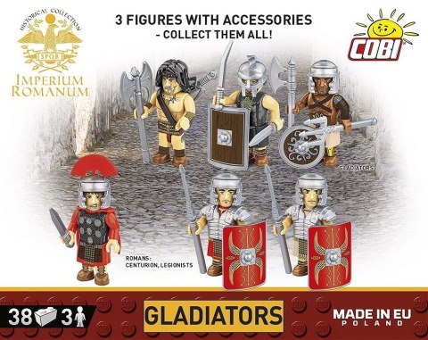 Klocki imperium romanum - gladiatorzy 3 figurki Klocki imperium romanum - gladiatorzy 3 figurki