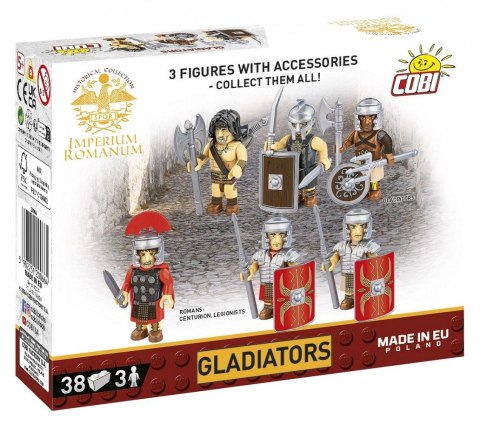 Klocki imperium romanum - gladiatorzy 3 figurki Klocki imperium romanum - gladiatorzy 3 figurki