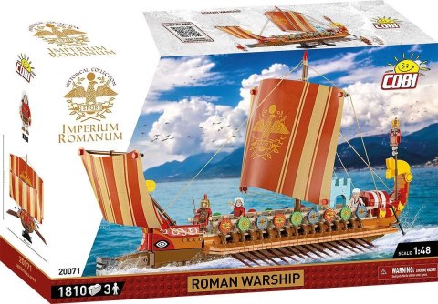 Klocki imperium romanum - okręt wojenny 1810 klocków Klocki imperium romanum - okręt wojenny 1810 klocków