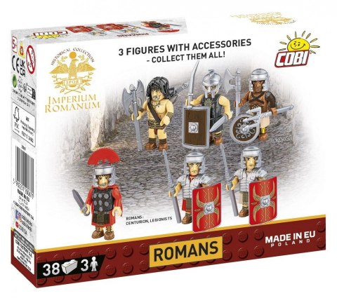 Klocki imperium romanum - rzymianie 3 figurki Klocki imperium romanum - rzymianie 3 figurki