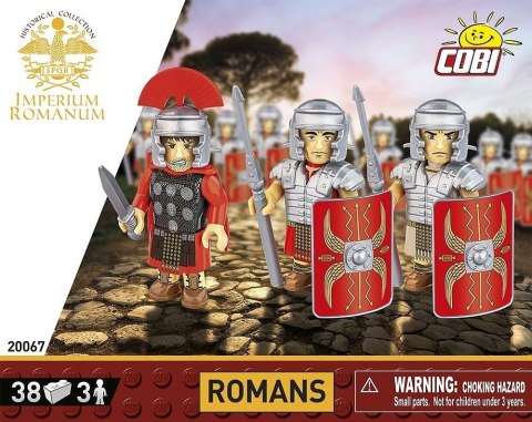Klocki imperium romanum - rzymianie 3 figurki Klocki imperium romanum - rzymianie 3 figurki