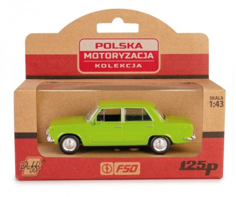 Pojazd prl fiat 125p zielony