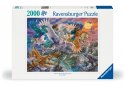 Puzzle 2000 elementów fantazja pegaz