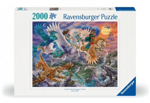 Puzzle 2000 elementów fantazja pegaz Puzzle 2000 elementów fantazja pegaz